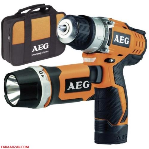 دریل پیچ گوشتی شارژی 12 ولت آاگ BS 12C2Li-KIT
