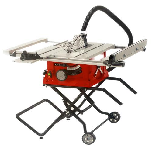 اره میزی 250 میلیمتر با چرخ و پایه محک TS-250M