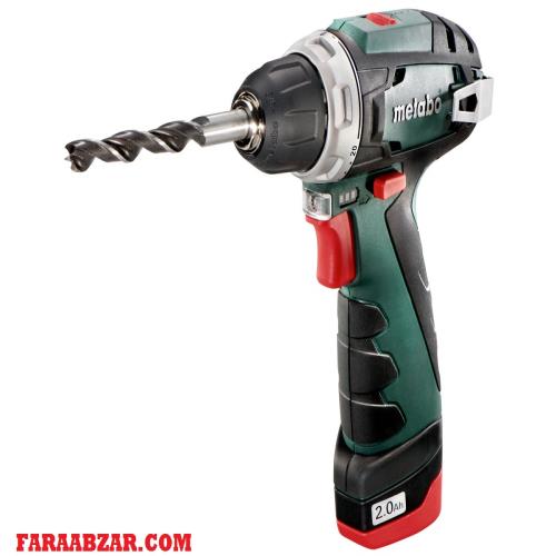 دریل شارژی 10/8 ولت متابو POWERMAXX BS
